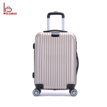 Top Sale Hard Shining Trolley Case ABS+PC Travel Suitcase